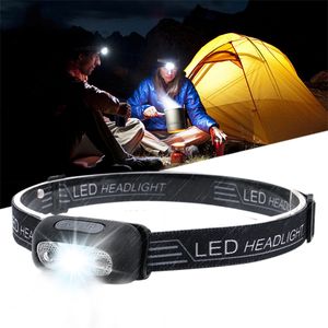 1*LED Stirnlampe, Sensorscheinwerfer USB wiederaufladbar Kopflampe,IPX5 wasserdicht,5 Beleuchtungsmodi Stirnlampen für Camping, Klettern, Wandern, Angeln, Nachtlesen, Laufen