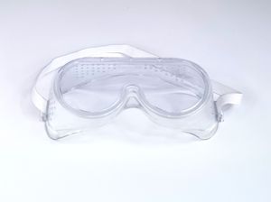 Schutzbrille auch für Brillenträger transparent EN 166 Antibeschlag Überbrille