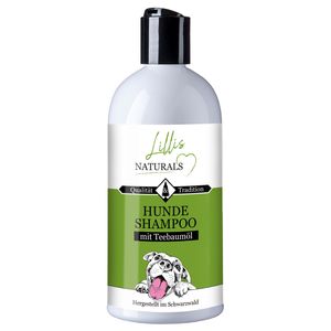 Lillis Hundeshampoo mit Teebaumöl 500 ml mild, hautfreundlich mit Zeckenschutz