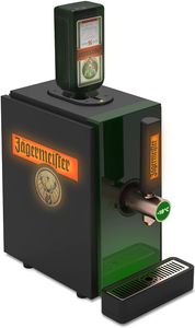 Jägermeister Shot Machine 2.0 – Jägermeister bei -18 °C zapfen – Meisterhafte Shots servieren – Für unterschiedliche Flaschengrößen – 22,0 x 39,5 x 40,7 cm, Schwarz