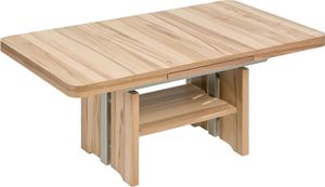 Funktionstisch Cantara höhenverstellbar und ausziehbar 140(190) x 80 x 56-75 Couchtisch massiv Kernbuche 16063 Funktionstisch Cantara höhenverstellbar und ausziehbar 140(190) x 80 x 56-75 Couchtisch massiv Kernbuche 16063