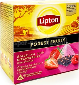 Lipton Schwarztee Forest Fruit, 20er Pack