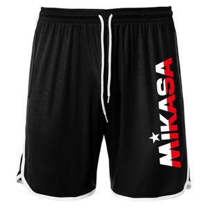 MIKASA Lupho Beachvolleyball Shorts mit Taschen Herren schwarz/weiß/rot L