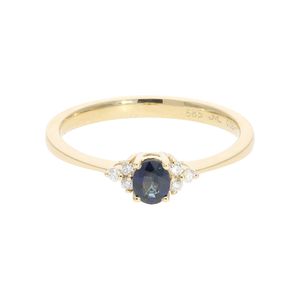 JuwelmaLux Saphir Ring mit Diamanten Gold 585 JL10-07-3571 Größe 56