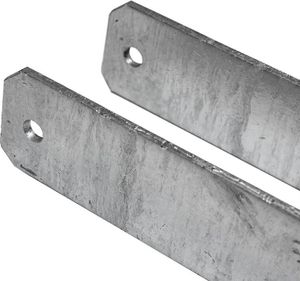 H-Anker 141 mm Pfostenträger Pfostenanker H-Träger feuerverzinkt 80 cm lang
