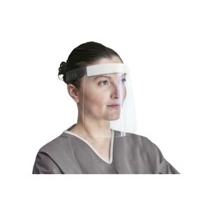 Magnetoplan Gesichtsschutz-Visier rPET - 2,5x3,2x7,5cm - Weiß/Transparent - 5 Stück