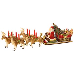 Santova jazda na saniach 22x70x16cm Vianočné hračky MEMORY Villeroy & Boch