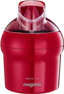Magimix | ELM11667 malý zmrzlinovač Glacier 1,5 l | červená