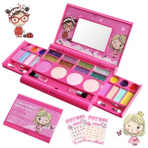 Clickwoo Kinderschminke Set, Make-Up Palette, Schminkset, waschbar sicher ungiftig kosmetisch für Kinder ab 4 Jahre