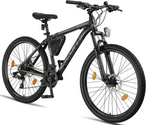 Licorne Bike Effect Premium Mountain Bike Hliníkový rám Shimano,Palce:27,5;Barva:Black/Anthracite (2xDisc-Brake)
