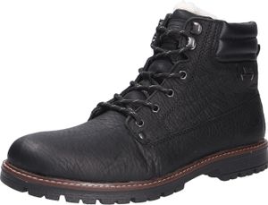 Rieker Schnürstiefel - Tiefschwarz Glattleder Größe: 47 Normal