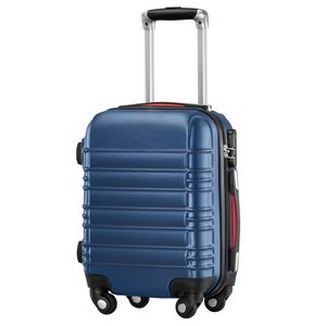 Kinderkoffer Handgepäckkoffer mini Hartschalenkoffer ABS, Blau