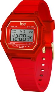 Ice-Watch ICE watch digit retro - Red passion - Clear - Small 022885 Ice-Watch ICE watch digit retro - Red passion - Clear - Small 022885