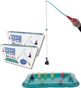 2x Entenangeln Spiel Outdoor Planschbecken Angeln Spiel Badespielzeug Angelspiel