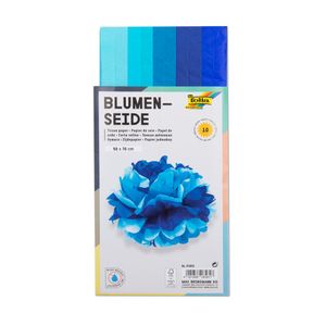 Seidenpapier-Set 10 Blatt in Blautönen - 3er-Pack