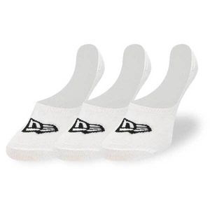 Ponožky New Era Flag Invisible 3pack socks White Unisex - 39–42