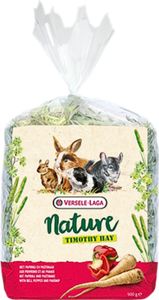 Versele Laga - Seno Timothy s paprikou a paštrnákom - lúčne seno Timothy s paprikou a paštrnákom pre králiky a hlodavce, 500 g
