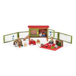 Schleich 72160 - Tierfiguren Farm World - Picknick mit kleinen Haustieren
