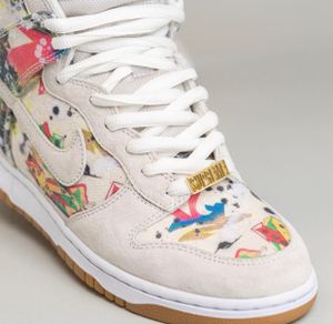 Supreme x Nike SB Dunk High "Rammellzee", FD8779-001, Größe: 37,5