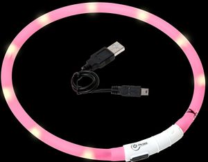 Karlie - Visio Light Led Halsband Pink 70Cm