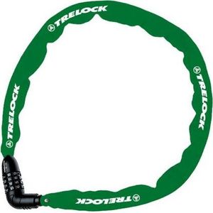 Trelock Kettenschloss Kombi 60 cm D 4 mm BC 115/60/4  grün ohne Halter