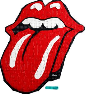 LEGO 31206 ART The Rolling Stones Logo Bastelset für Erwachsene