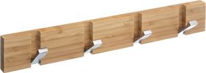 Wieszak do przedpokoju BAMBOO, 4 haczyki