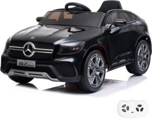 Kinder Elektroauto - Mercedes GLC Coupé 1 bis 5 Jahre - 12V Akku - mit Fernbedienung - Schwarz Kinder Elektroauto - Mercedes GLC Coupé 1 bis 5 Jahre - 12V Akku - mit Fernbedienung - Schwarz