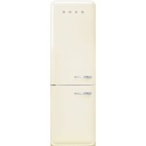 SMEG FAB32LCR5 Kühl-Gefrierkombination Linksanschlag Creme 50`s Style