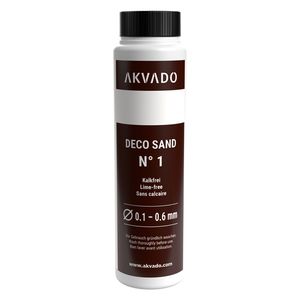 Akvado Natursand Dekosand Aquariensand Bodengrund für Aquarien Aquarium Deko Sand N°1 0,1-0,6 mm