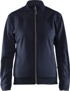 Blakläder Damen Sweatshirt mit Reissverschluss 3394, Farbe:schwarz, Größe:L