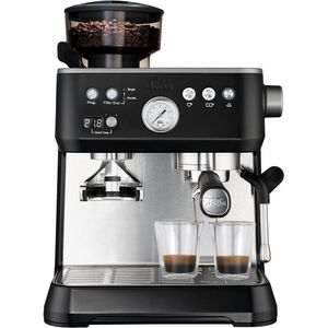 Solis Solis Grind & Infuse Perfetta 1019 espresso - piestový kávovar - kávovar na zrnkovú kávu - čierny