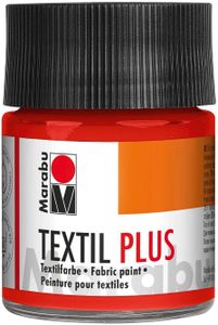 Marabu Stoffmalfarbe Textil plus 50 ml zinnoberrot hell