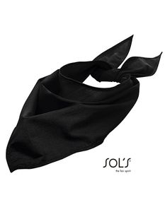 SOLS Unisex šatka 01198 Schwarz Black 62 x 62 x 80 cm