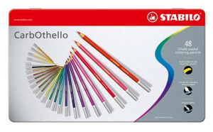Pastellkreidestift - STABILO CarbOthello - 48er Metalletui - mit 48 verschiedenen Farben
