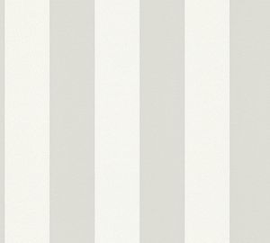 A.S. Création Streifentapete Trendwall 2 gestreifte Tapete Vliestapete grau weiß 10,05 m x 0,53 m