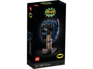 LEGO 76238 DC Batman Maske aus dem TV-Klassiker, Helm-Bauset für Erwachsene, Sammlerstück, tolles Geschenk