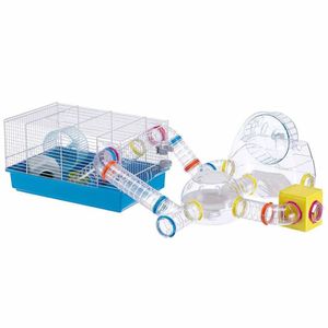 Ferplast Hamsterkäfig Paula Blau 46 x 29,5 x 24,5 cm 57906411