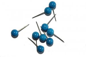 dalipo - Markiernadeln, 50 Stück - Farbe: blau