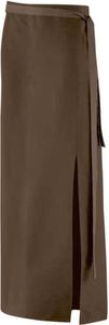 Schürze mit Schlitz B 100 x L 100 cm, Fb. toffee  : 65% Polyester 35%Baumwolle 220 g/m² : toffee
