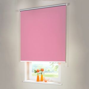 Seitenzugrollo Verdunkelungsrollo THERMO 190 x 240 cm rosa Kettenzugrollo lichtundurchlässig