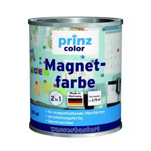 prinzcolor Premium Magnetfarbe Magnet Magnetlack Magnetwand 0,75l