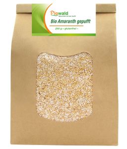 Piowald Bio Amaranth gepufft - 250g, glutenfrei