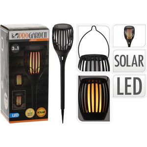 PROGARDEN Lampe Solar-Gartenfackel mit Flammeneffekt 3 in 1 58 cm KO-CX2100530