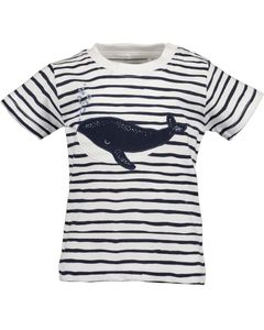 Blue Seven® Baby Jungen T-Shirt Wal, Größe:80, Präzise Farbe:Weiß