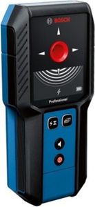 Bosch Professional Ortungsgerät GMS 120-27 (2xAA Batterien, max. Detektionstiefe nicht-magnetisches Metall/magnetisches Metall/Spannungsführende Leitungen/Holz: 120/100/50/30 mm, Schutztasche)