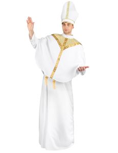 Bischofskostüm Religiöses Kostüm weiss-gold