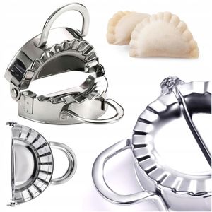 Edelstahl Knödelmaschine Knödel Ravioli Form Knödel Haut Form Edelstahl Ravioli Maschine Küche Gadget für manuell kneifen Knödel Ravioli Teig