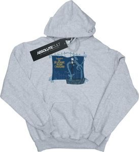 Disney - Mikina s kapucí "Nightmare Before Christmas Jack And The Well" pro muže BI16513 (XXL) (Grey)