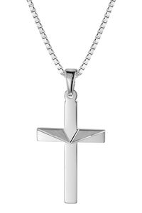 trendor 08477 Kreuz-Anhänger an Halskette für Männer Silber 925, 60 cm